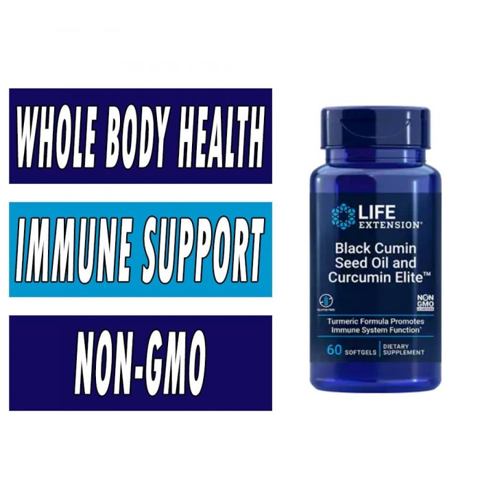 Black Cumin Seed Oil and Curcumin Elite